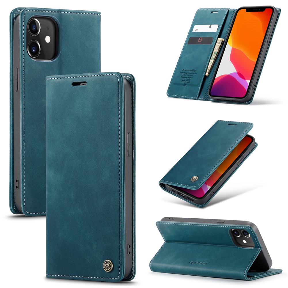 CaseMe Matte Wallet Style (iPhone 12/12 Pro) - Grön