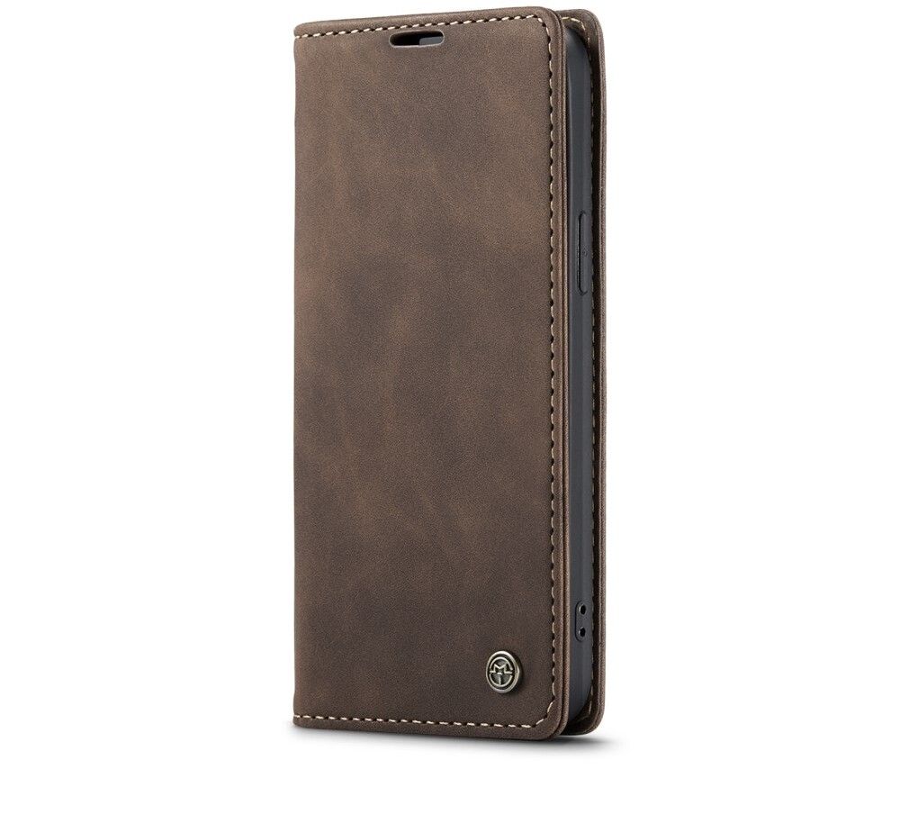 CaseMe Matte Wallet Style (iPhone 16 Pro) - Brun