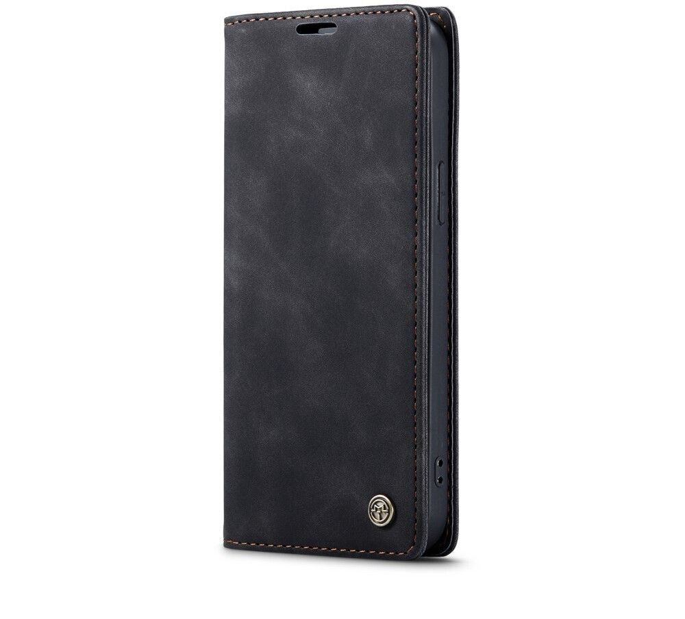 CaseMe Matte Wallet Style (iPhone 16 Pro Max) - Svart