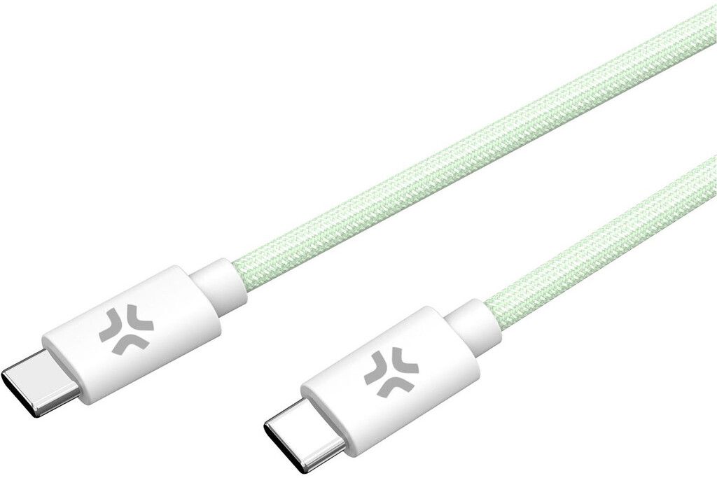 Celly 60W USB-C til USB-C-kabel - Grønn