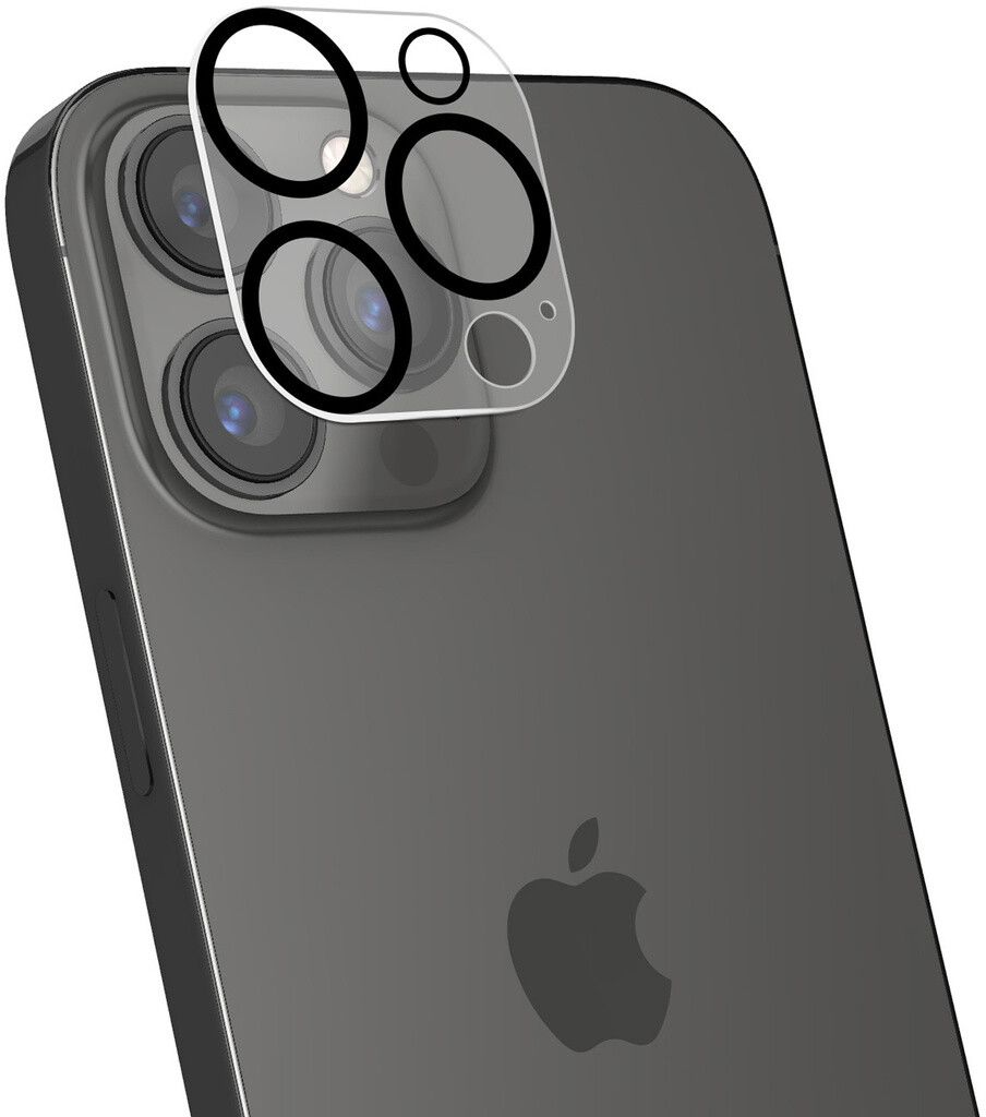 Celly kameralinsebeskytter (iPhone 15 Pro/15 Pro Max)