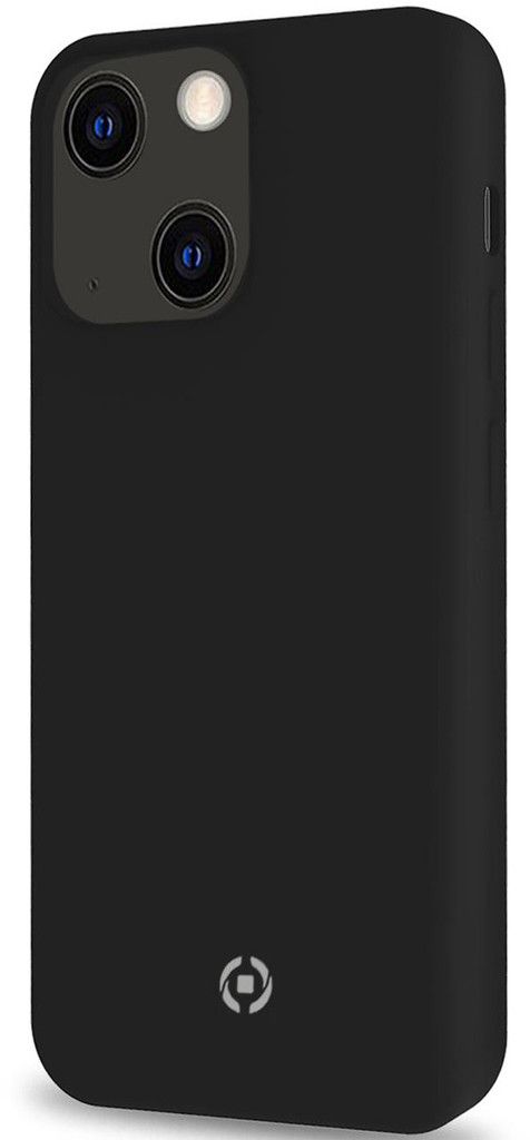 Celly Cromo mykt gummideksel (iPhone 13) - Svart