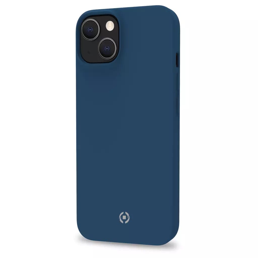 Celly Cromo mykt gummideksel (iPhone 14) - Blå