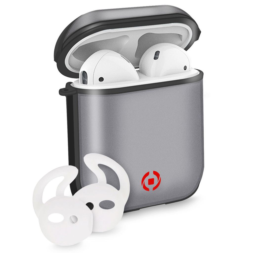 Celly Glacier Vulcano AirCase (AirPods 1/2) - Gray