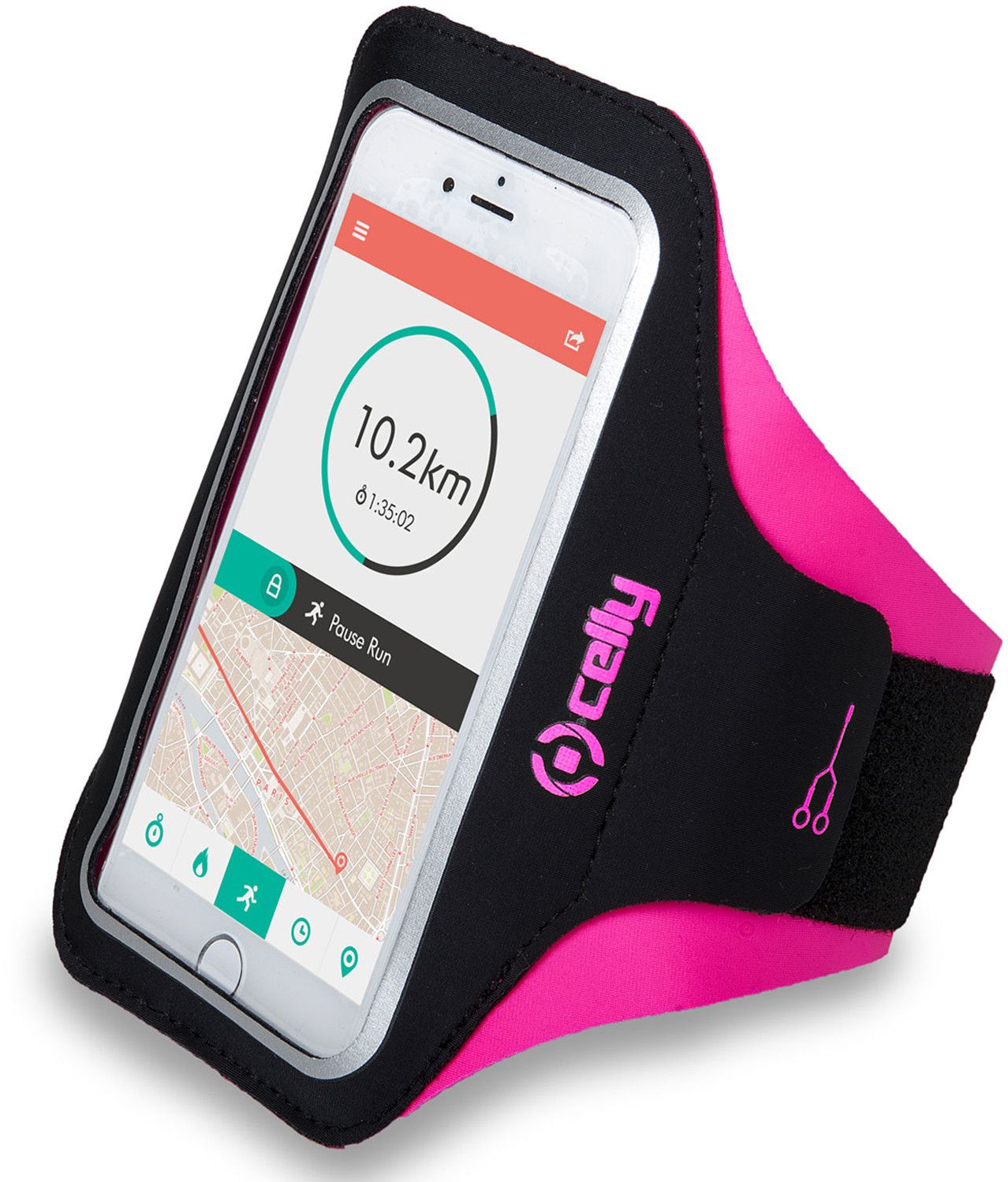 Celly Sport armbånd XXL - iPhone - Ultralett - Rosa