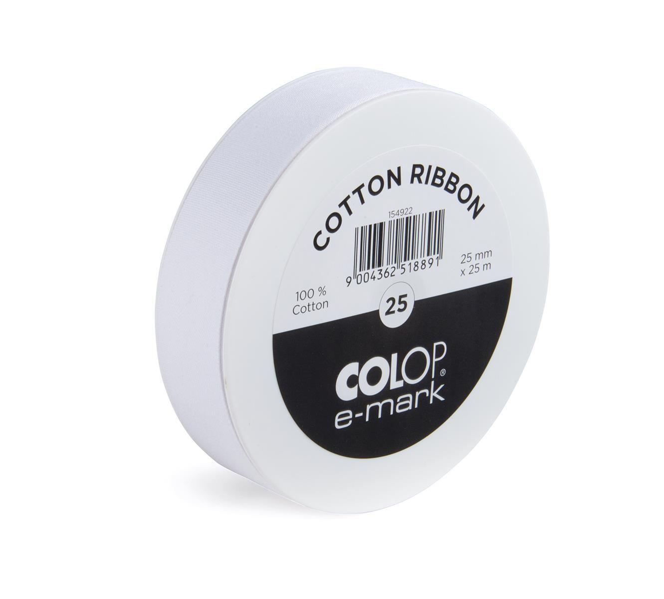 Colop e-mark Cotton Ribbon - 25 mm
