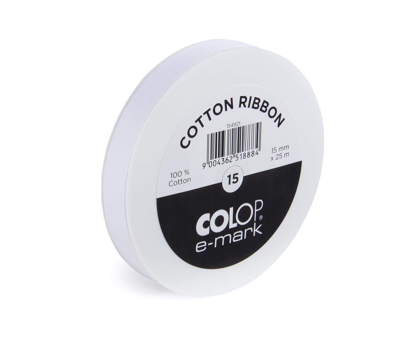 Colop e-mark Cotton Ribbon - 15 mm