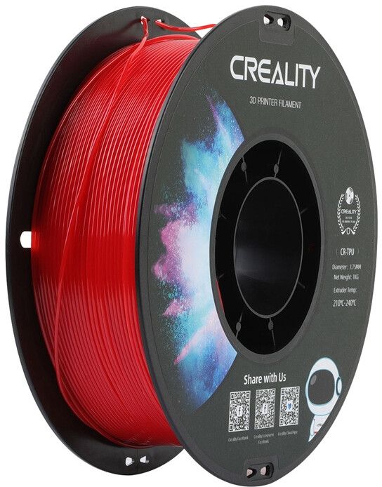 Creality TPU Filament 1,75mm 1 kg - Röd