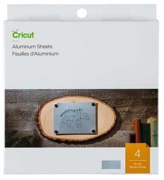 Cricut Aluminiumsplater 10 x 10 cm 4-pak