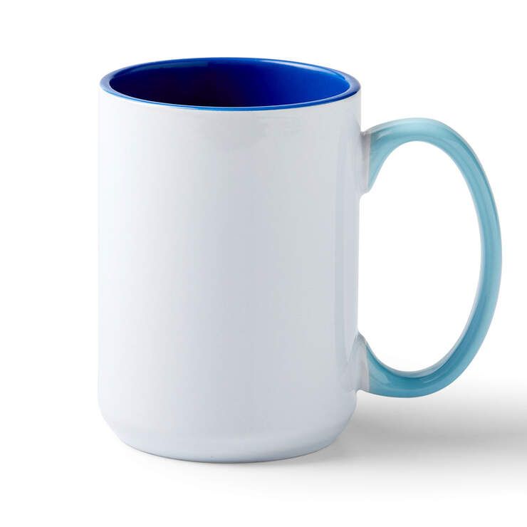 Cricut keramisk krus Blank (440 ml) - Vit/blå