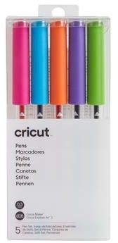 Cricut Explore / Maker Extra Fine Point Pen Sett 5-pakning - Grunnleggende