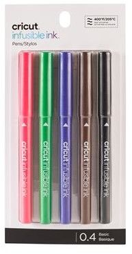 Cricut Infusible Ink Markers 0,4 mm 5-pack - Grunnleggende