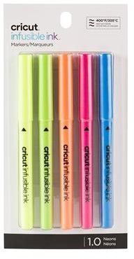 Cricut Infusible Ink Markers 1,0 mm 5-pack - Brights