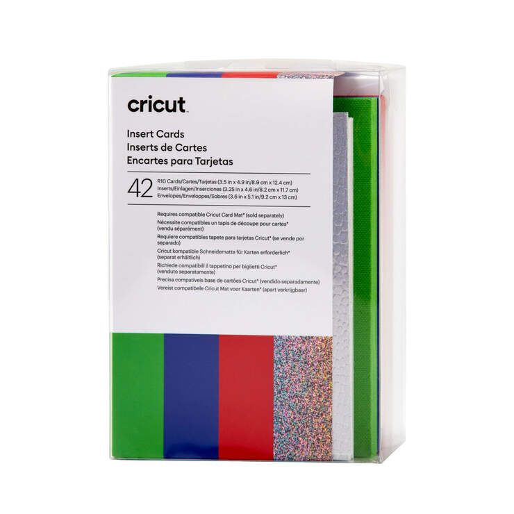 Cricut Insert Cards R10 Sampler 42-pak - Regnbue