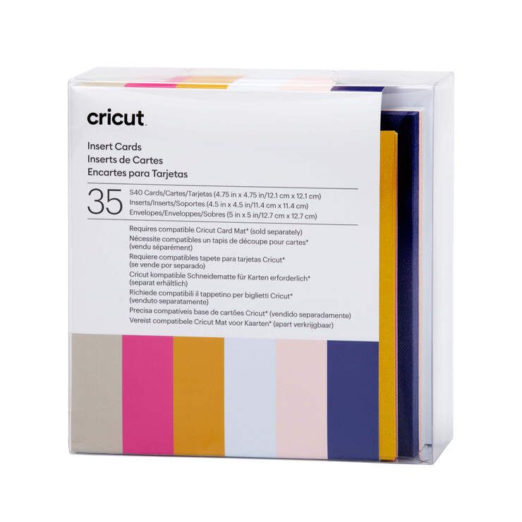 Cricut Insert Cards S40 Sampler 35-pak - Sensei