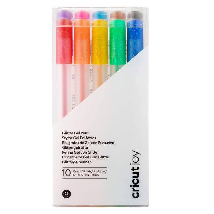 Cricut Joy Glitter Gel Penner 0,8mm 10-pak