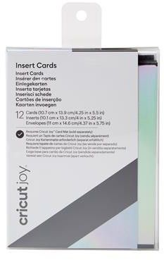 Cricut Joy-innleggskort 12-pakning - Grå/hallo