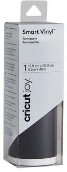 Cricut Joy Smart Vinyl Permanent 14 cm x 122 cm - Svart