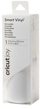 Cricut Joy Smart Vinyl Avtagbar 14 x 122 cm - Hvit
