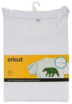 Cricut T-skjorte med rund hals for menn Blank - Xxl