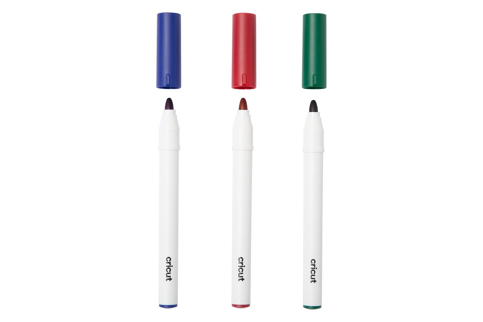 Cricut Permanent Markers 2,5 mm - 3-pakning (grønn/rød/blå)