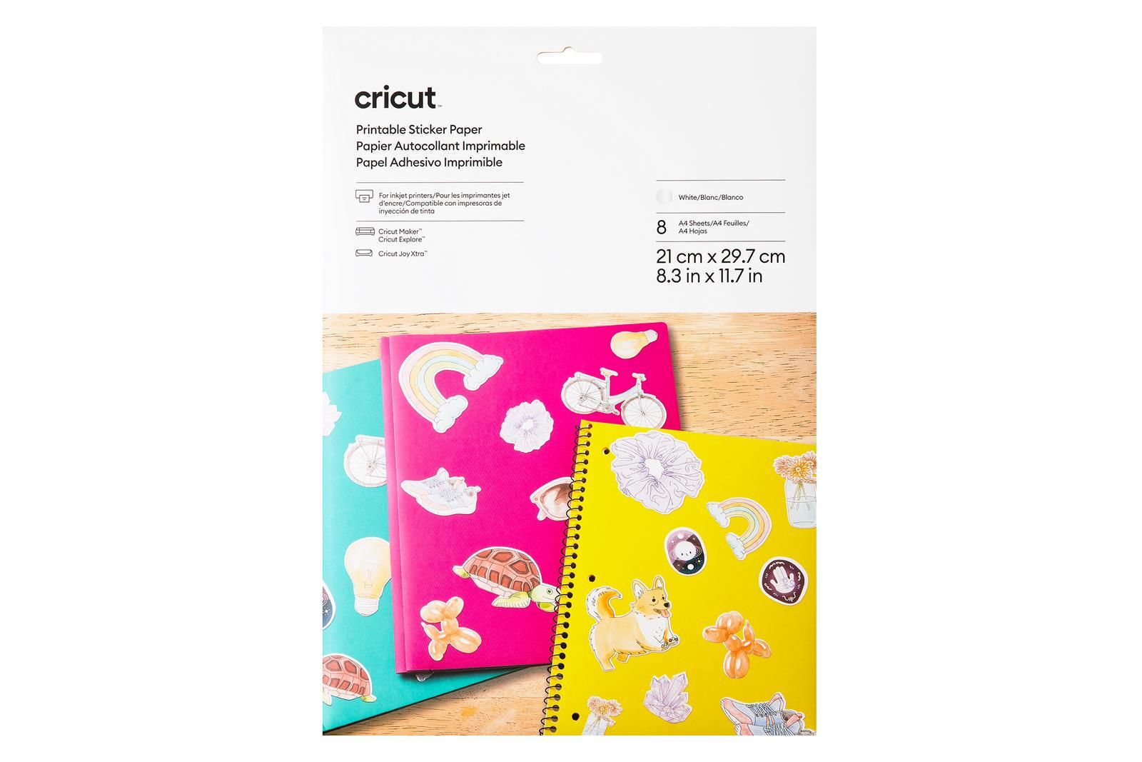 Cricut Printable Sticker Paper 8-pack