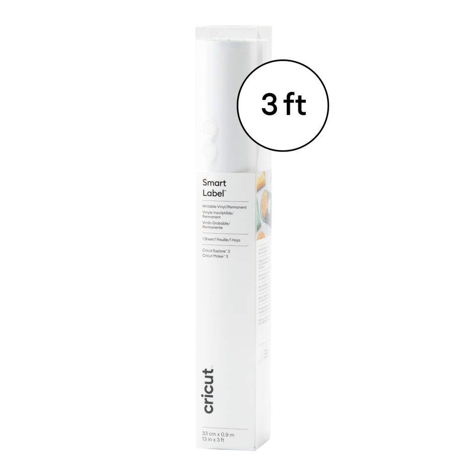 Cricut Smart Label Writable Vinyl Permanent - Gjennomsiktig