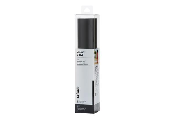 Cricut Smart Vinyl - Håndverksmateriale - 33 cm x 3.6 m - svart - permanent - vinyl