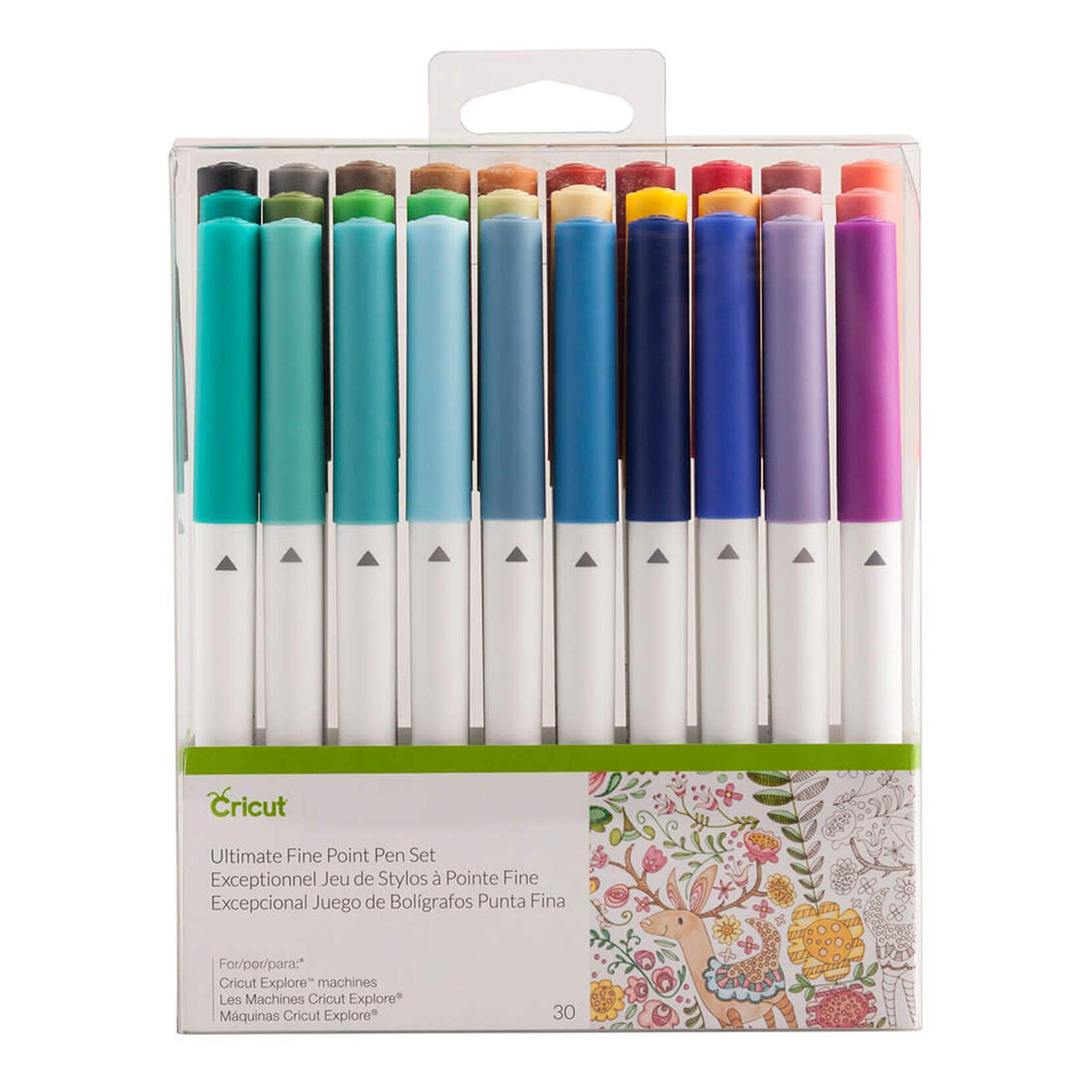 Cricut Ultimate Fine Point Pen Sett 30-pakning