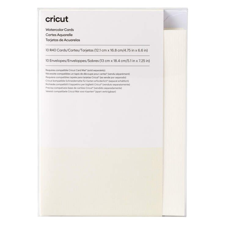 Cricut Aquarellkarten R40 10er Folie