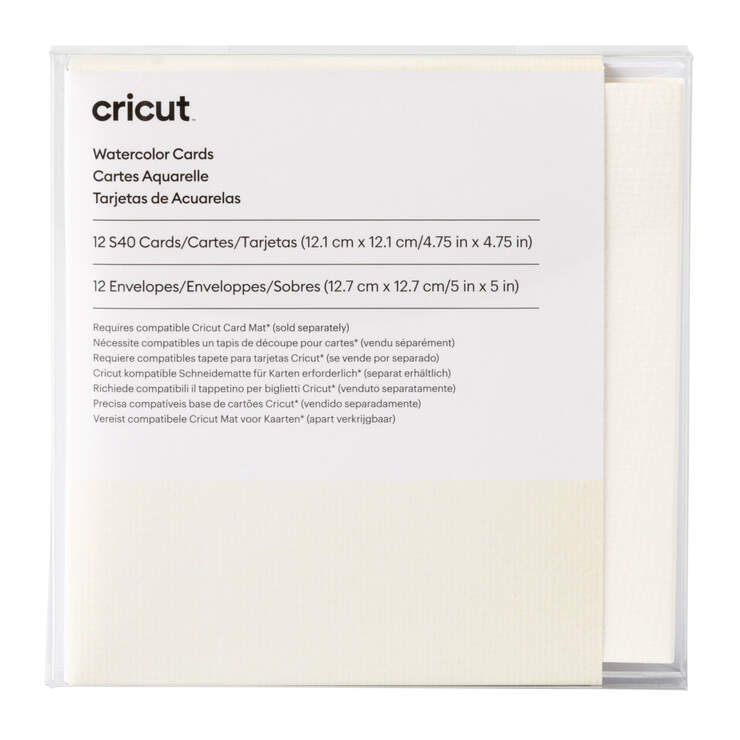 Cricut Akvarellkort S40 12-pakning