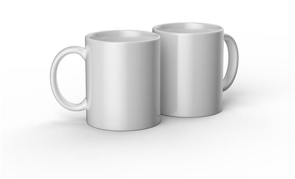 Cricut hvit krus (350 ml) - 2-pakning