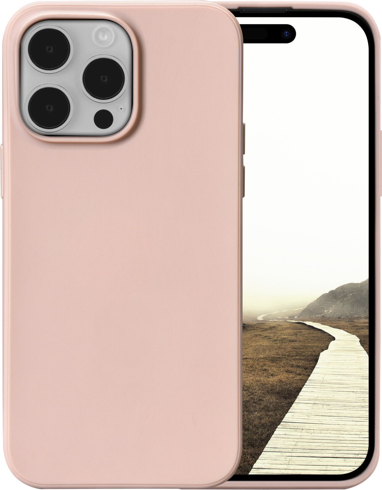dbramante1928 Greenland - Baksidedeksel for mobiltelefon - plastikk - rosa sand - for Apple iPhone 15 Pro