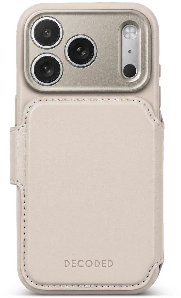 Decoded Avtakbar lommebok (iPhone 17 Pro Max/18 Pro Max) - Beige