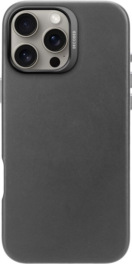 Decoded Leather Backcover Iphone 16 Pro Max Sort