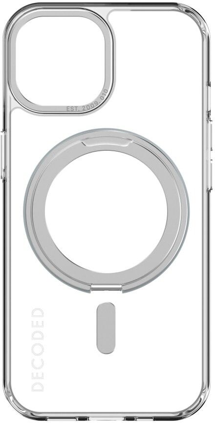 Decoded resirkulert plastløkkestativ bakdeksel (iPhone 15) - Gjennomsiktig