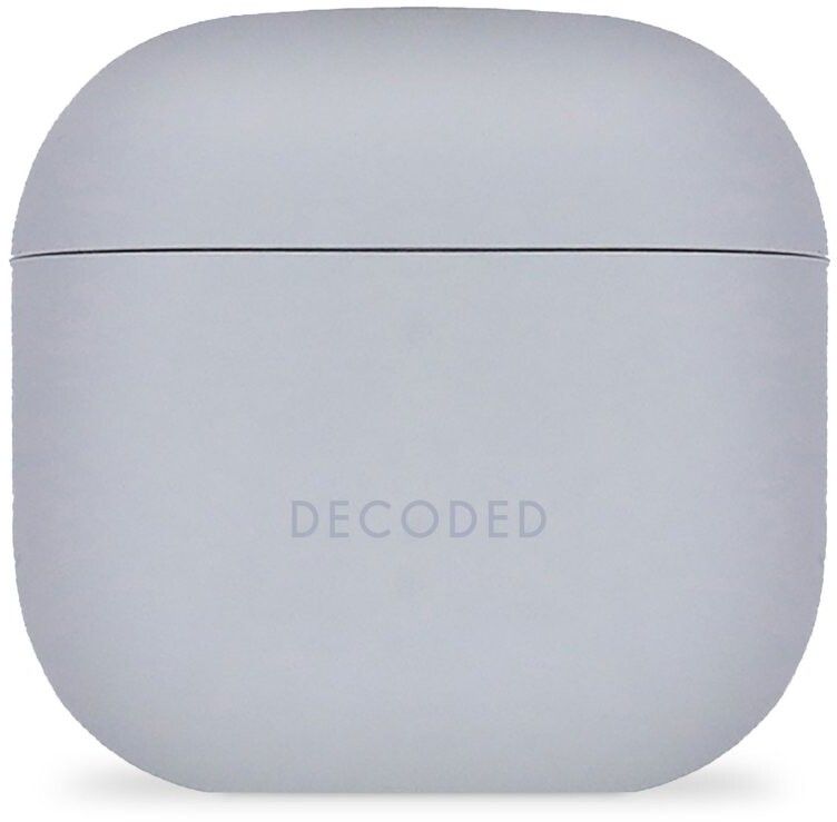 Decoded silikon AirCase (AirPods 4) - Grå