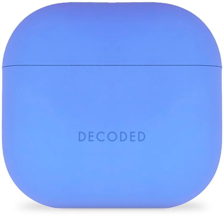 Decoded silikon AirCase (AirPods 4) - Blå