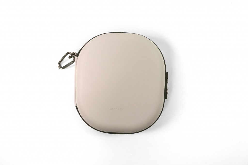 Reisetui Decoded teksturert silikon (AirPods Max) - Beige