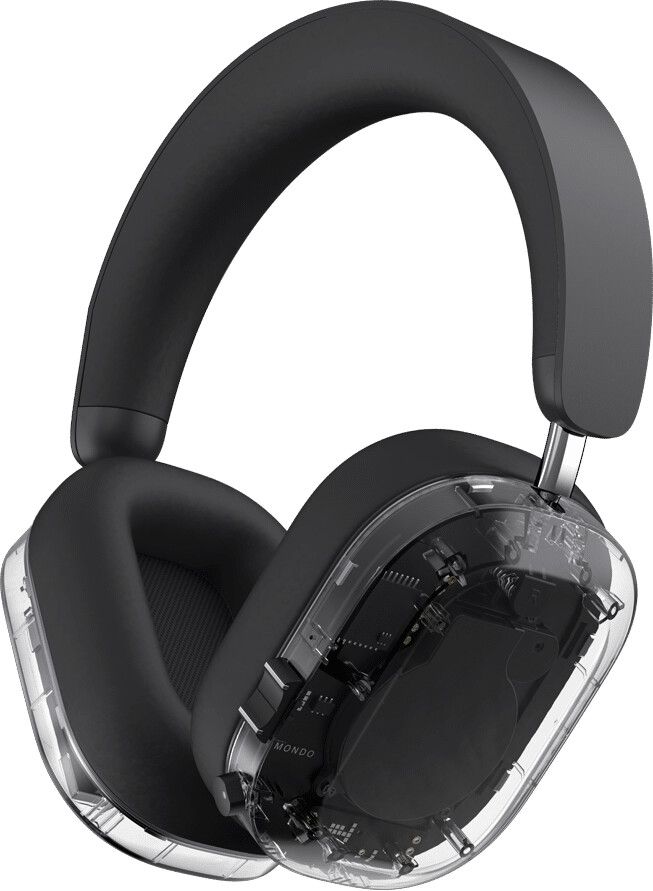 DeFunc Mondo Professionell Over-ear Headset - Gjennomsiktig