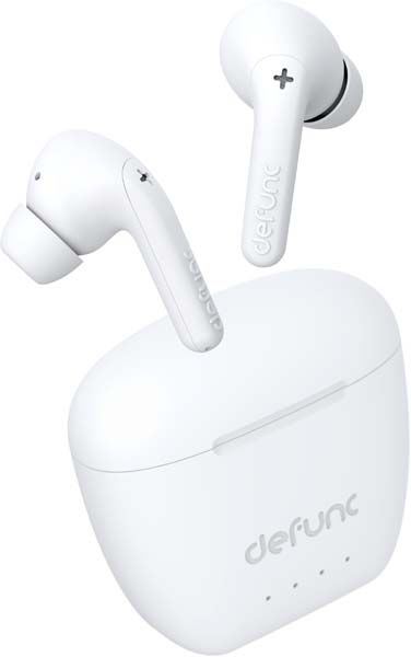 DeFunc True Audio trådløst Bluetooth-hodesett - Hvit
