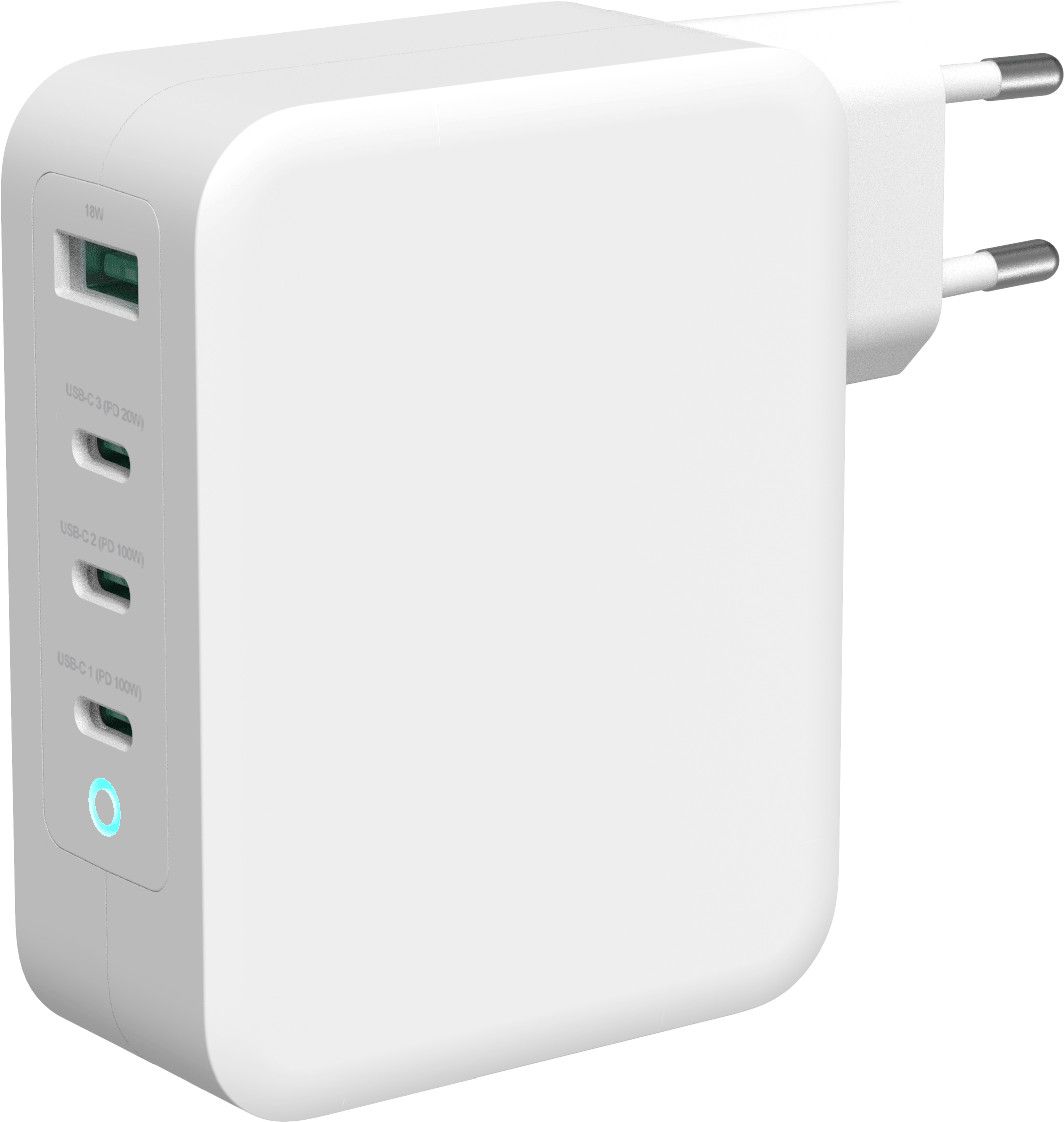 Deltaco 130W USB PD vegglader