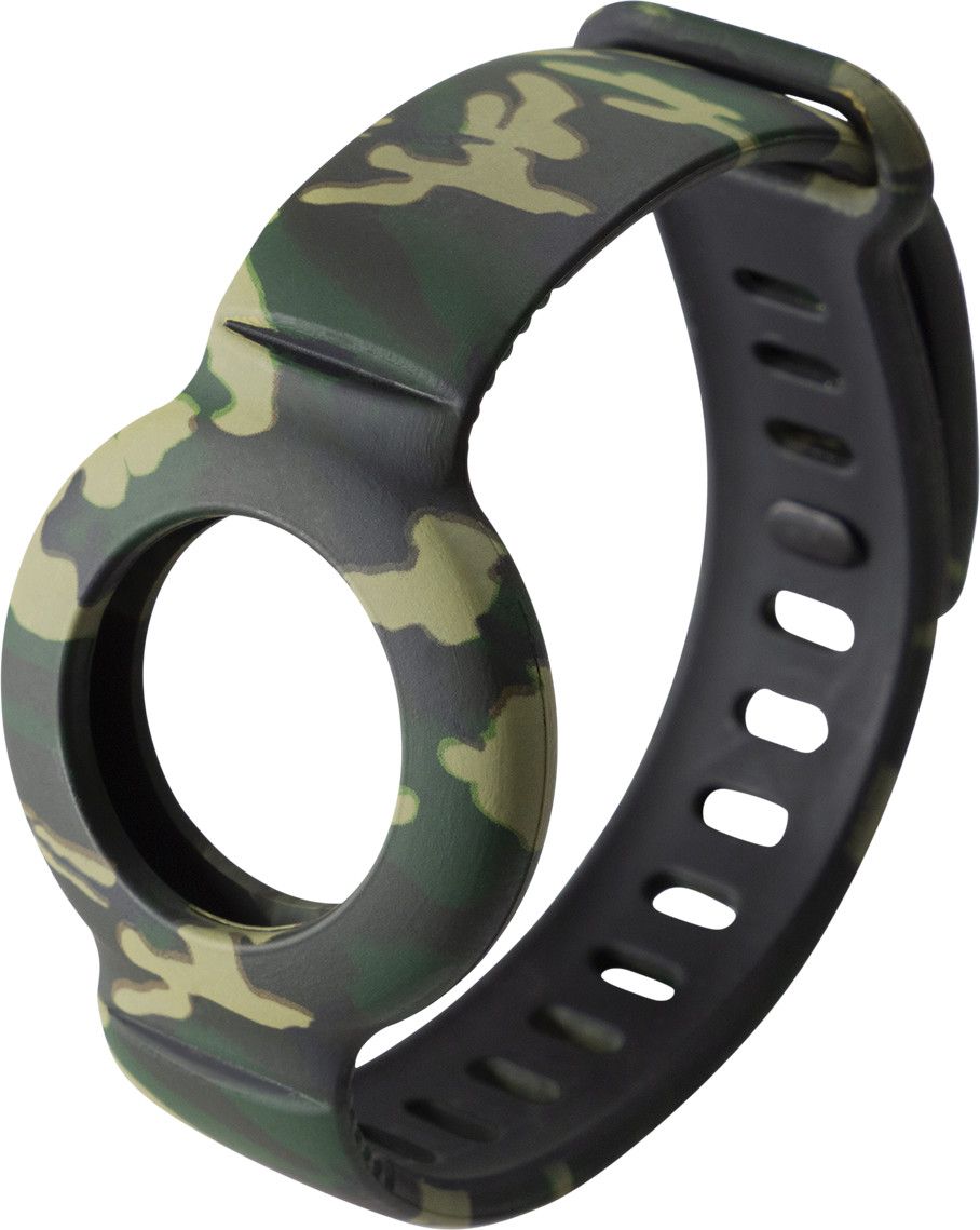 Deltaco silikonarmbånd (AirTag) - Kamouflage