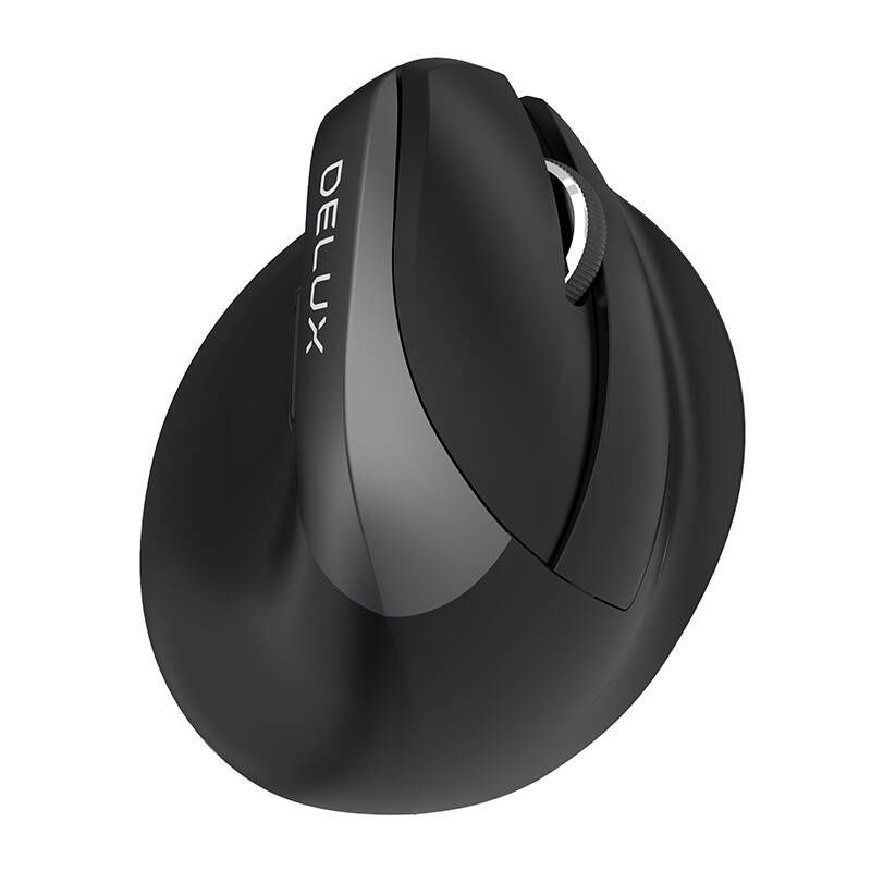 DeLUX M618Mini Black - Ergonomisk mus - 6 - Svart