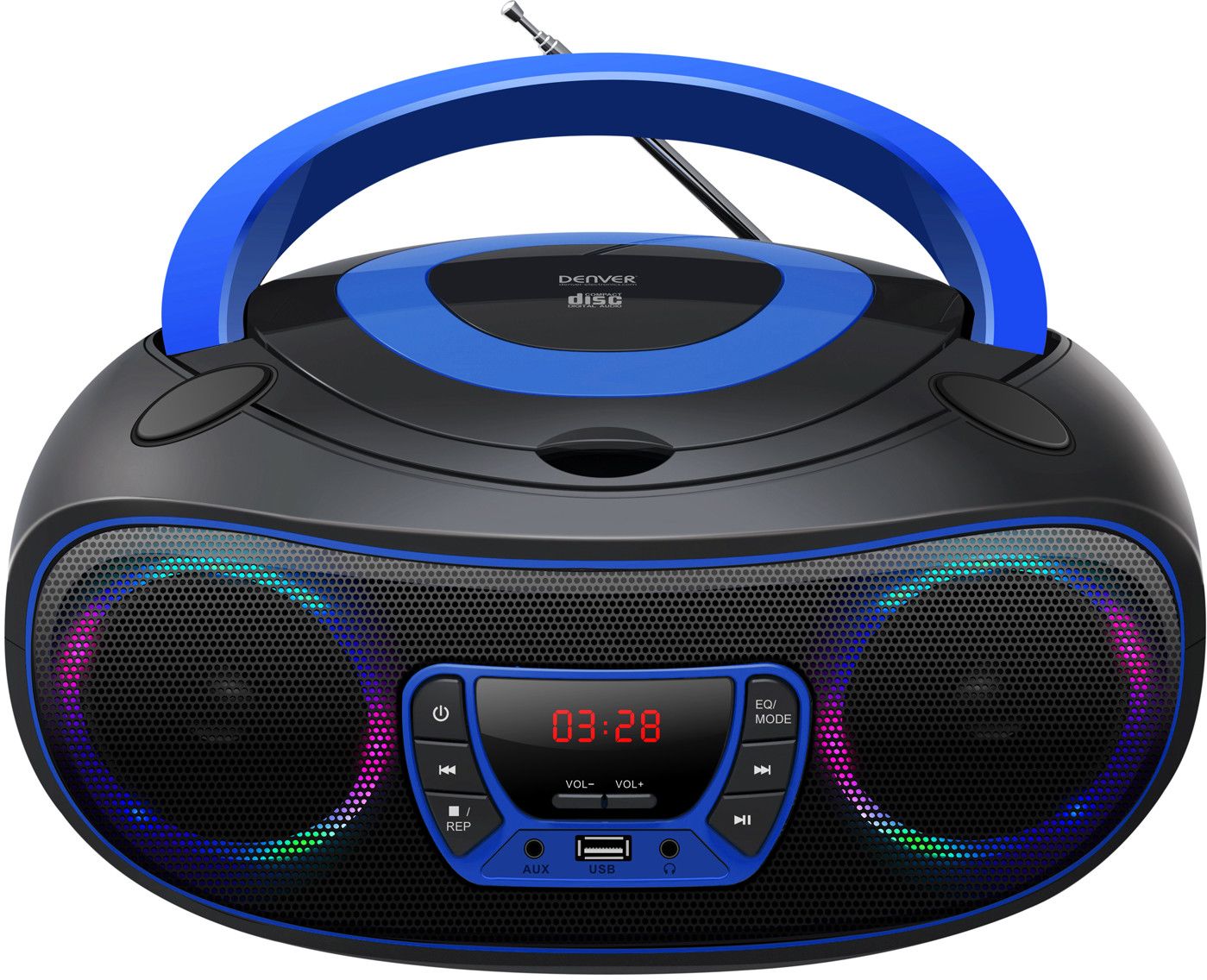 DENVER TCL-212BT - Boomboks - 4 watt - blå