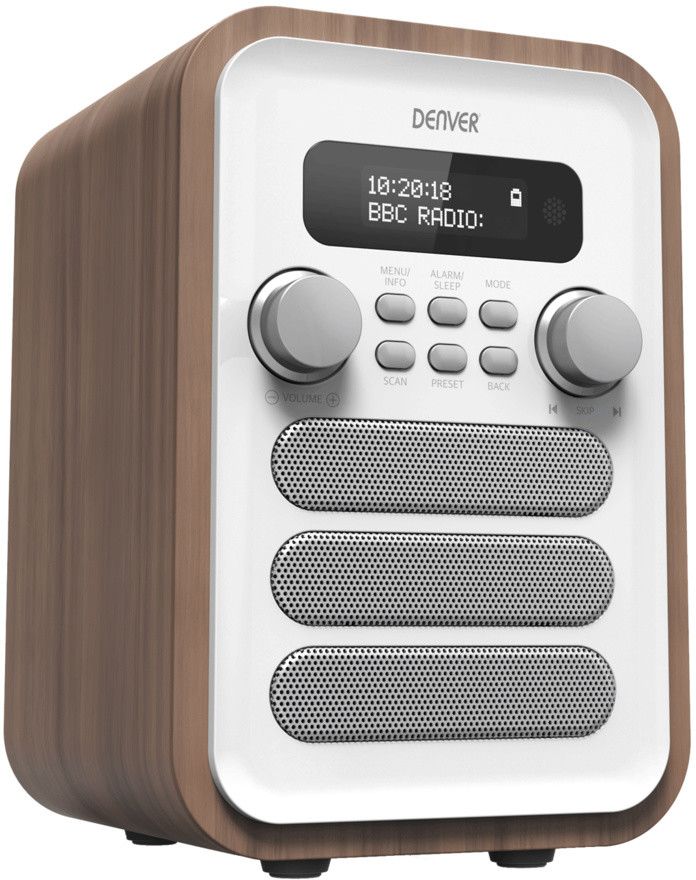 Denver DAB-48 FM / DAB + / Radio / Bluetooth - Hvit