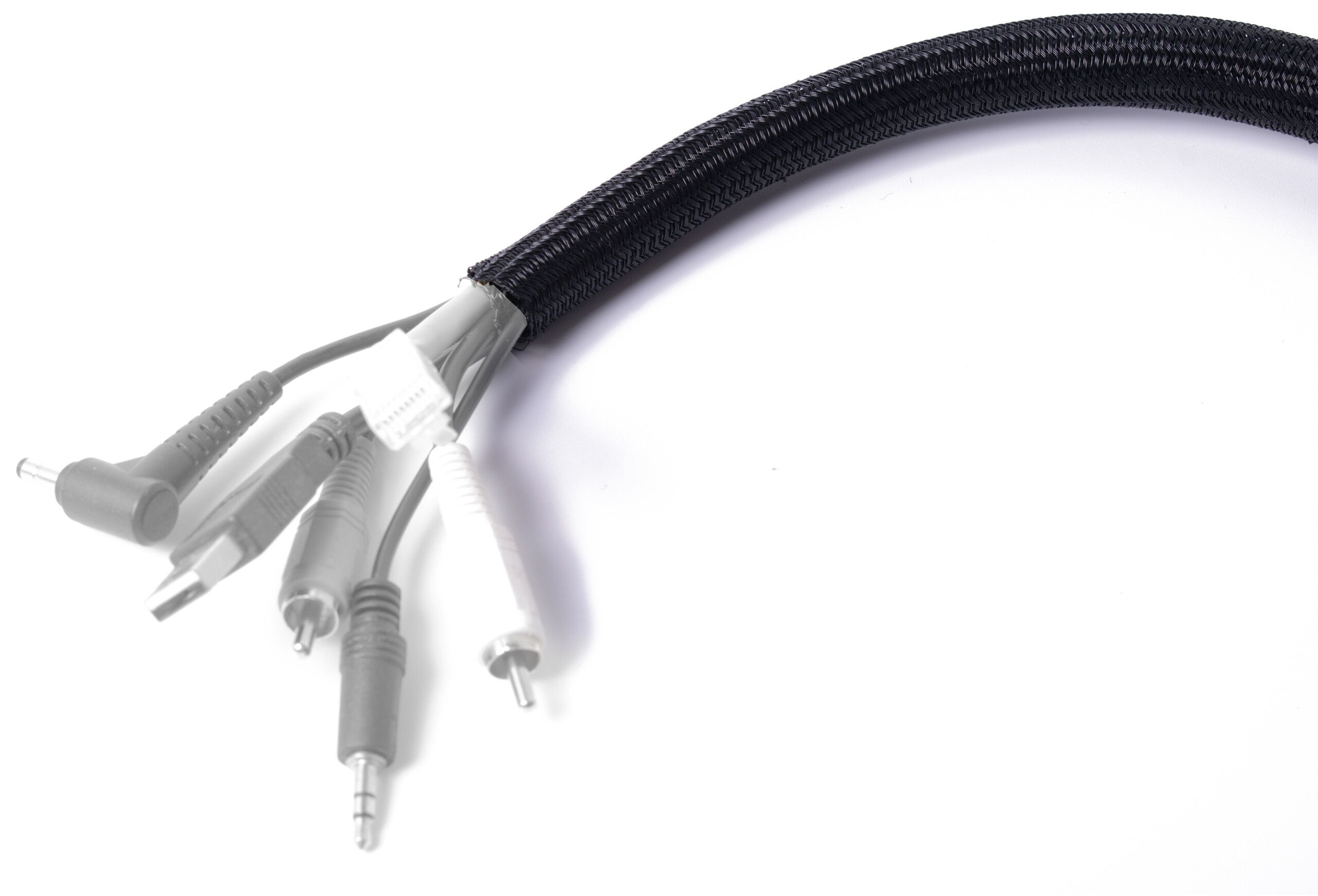 Desire2 Deskmate Cable Sheath 4m Velcro Closing Black