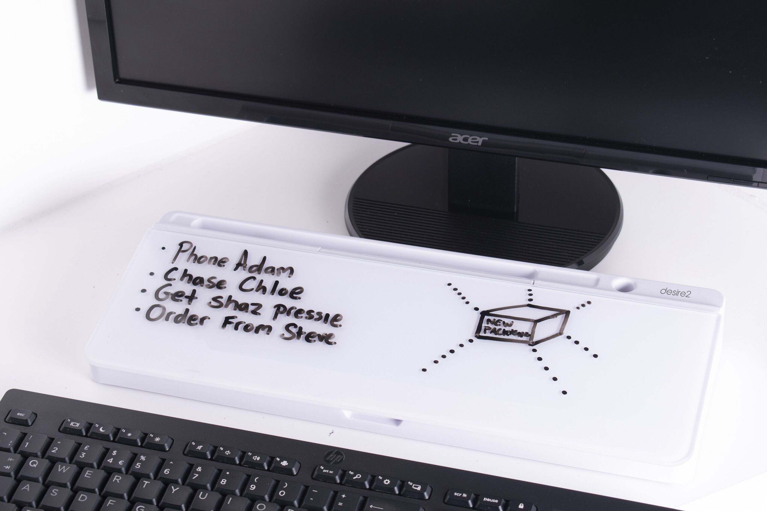 Desire2 Whiteboard Desk Organiser Streamline Pro