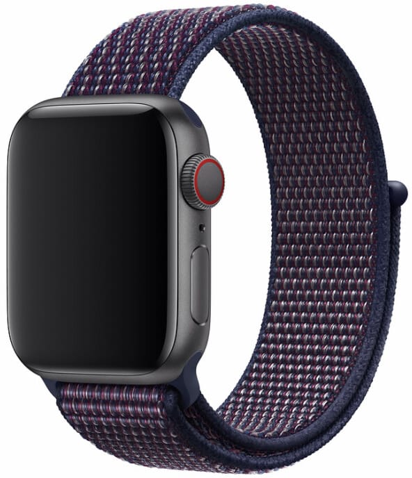 Devia Deluxe Sport3 Nylon Band (Watch 42/41/40/38mm) - Mörkblå