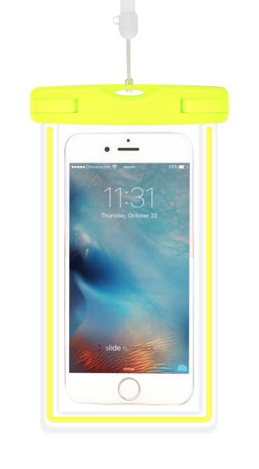 Devia Fluorescence Waterproof Case (iPhone Max/Plus) - Gulgrønne